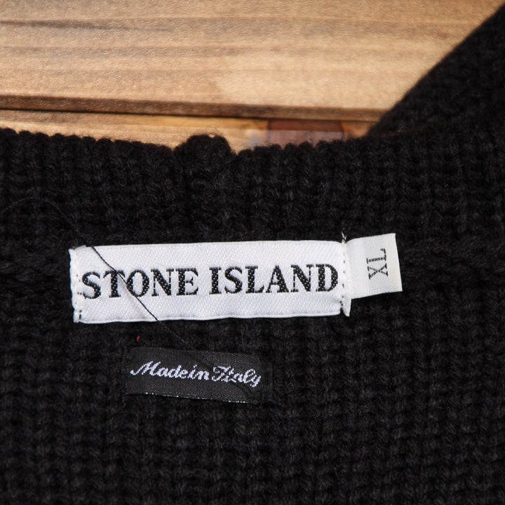 Stone Island Cardigan Nero Taglia XL Uomo