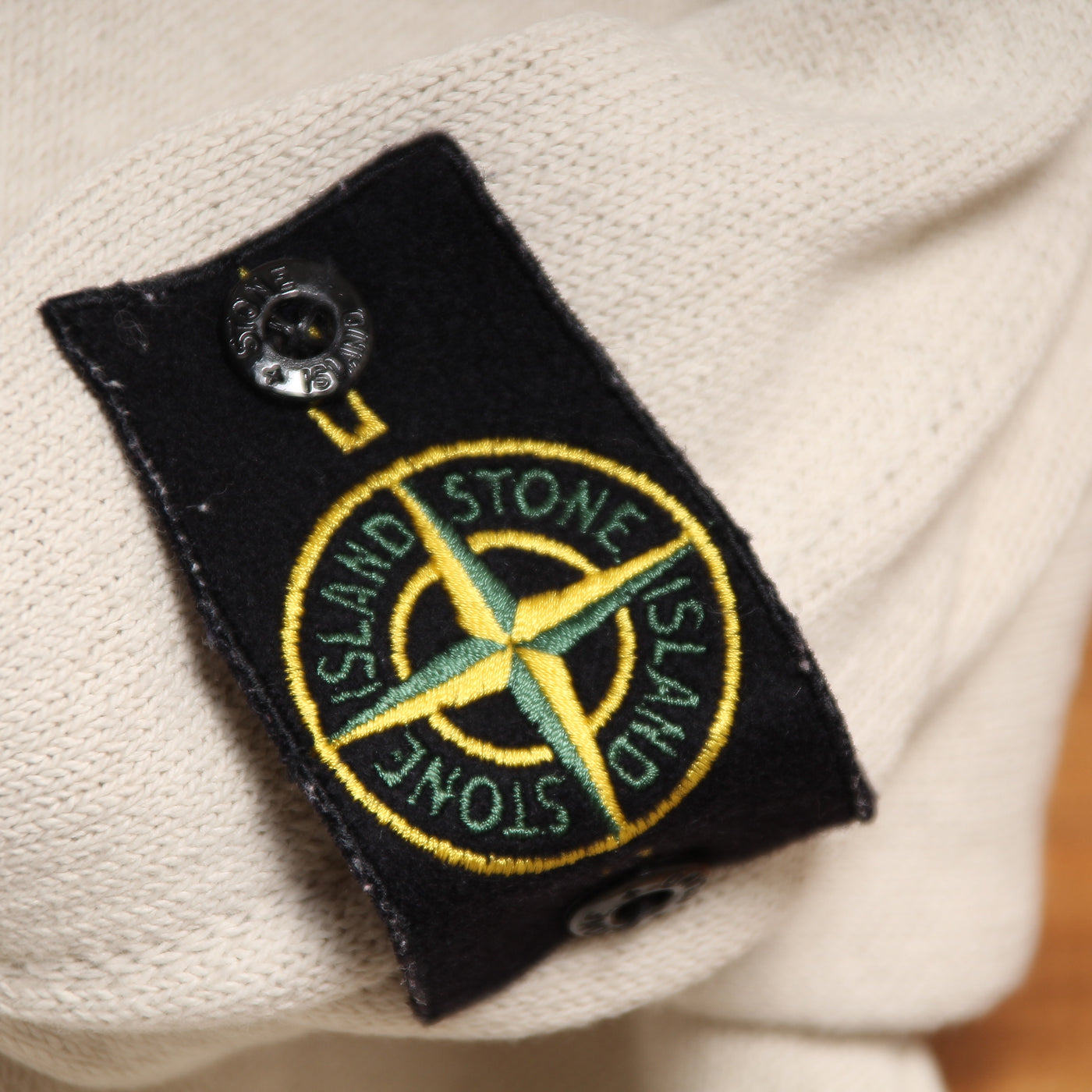 Stone Island Cardigan Panna Taglia M Unisex