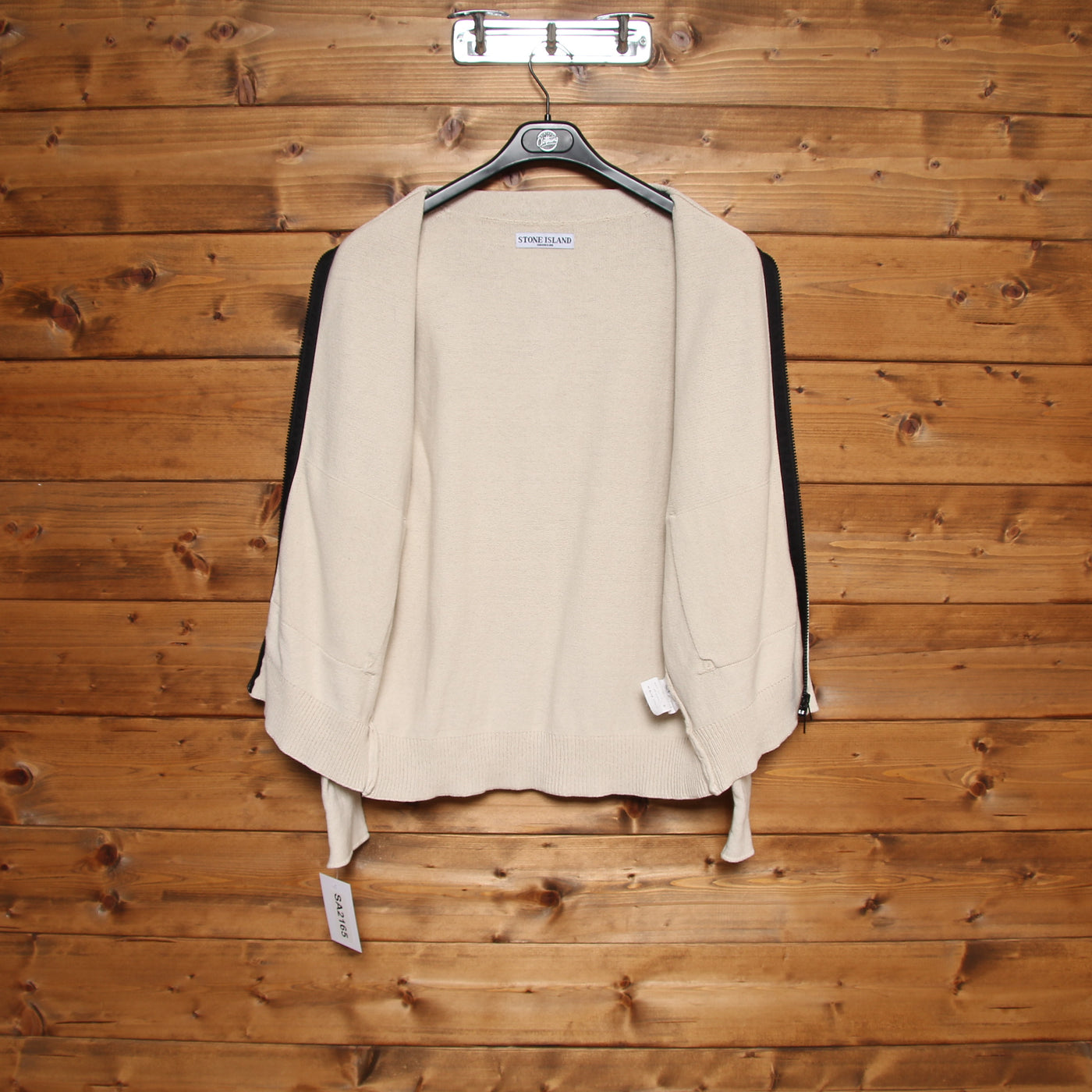 Stone Island Cardigan Panna Taglia M Unisex