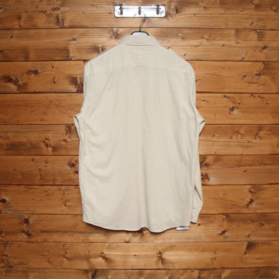 Stone Island Camicia Panna Taglia L Uomo
