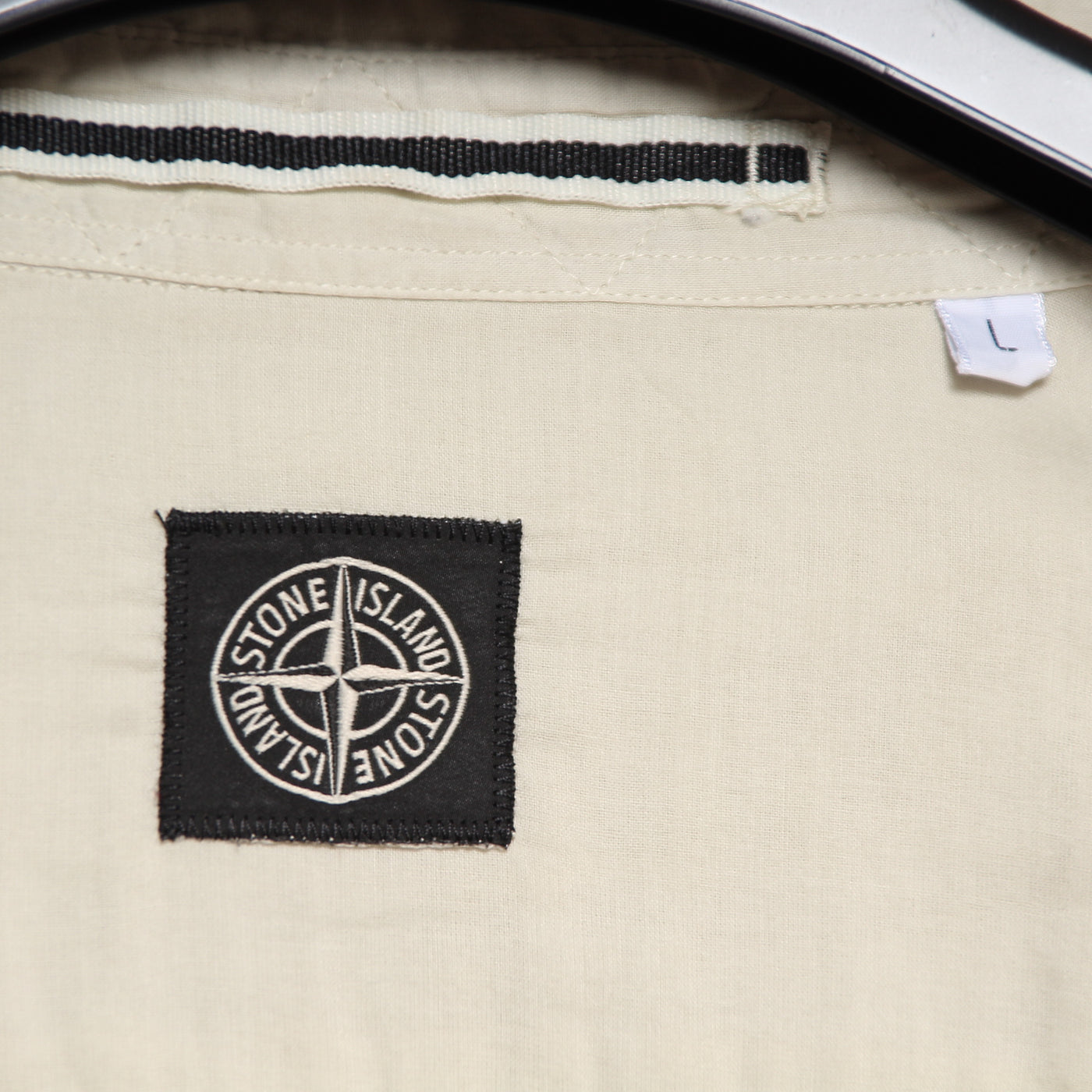 Stone Island Camicia Panna Taglia L Uomo