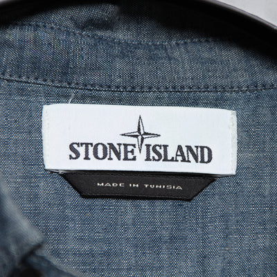 Stone Island Polo Denim Taglia XXL Uomo