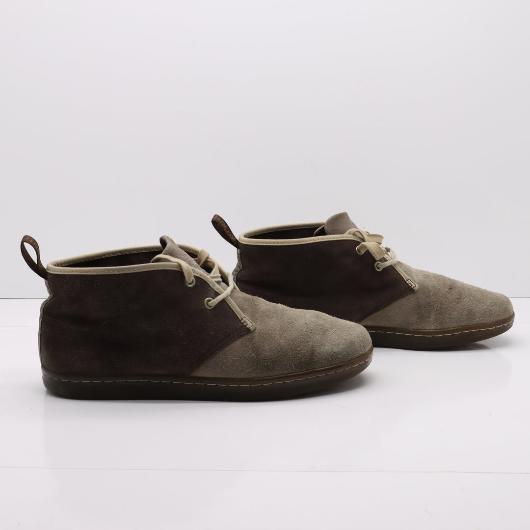 Dr. Martens Tesh Scarpa Beige e Marrone in Pelle Eur 45 Uomo