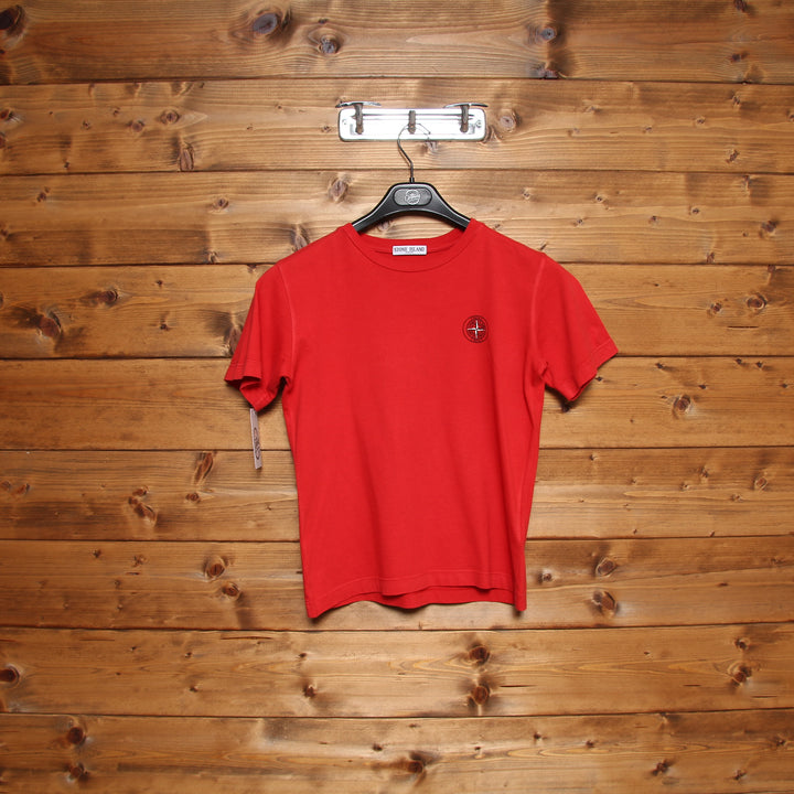 Stone Island T-Shirt Rosso Taglia 10y Bambino