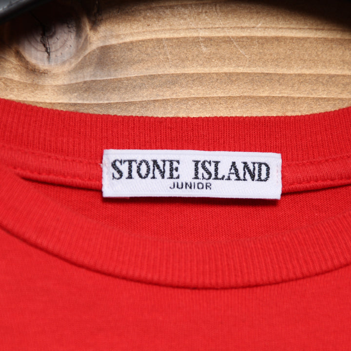 Stone Island T-Shirt Rosso Taglia 10y Bambino