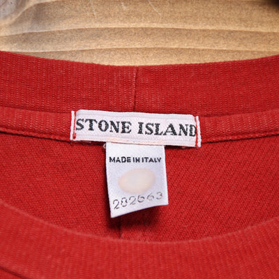Stone Island T-Shirt Vintage Rosso Taglia S Unisex