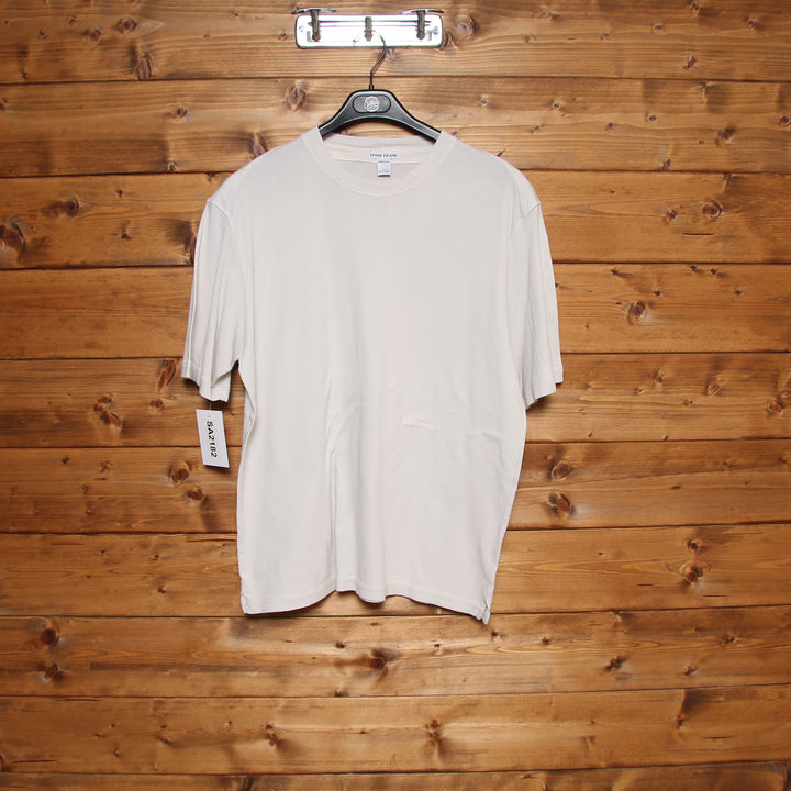 Stone Island T-Shirt Bianco Taglia XL Uomo