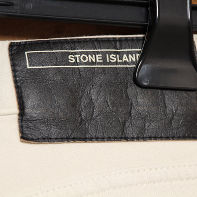 Stone Island Pantalone Panna W34 Uomo
