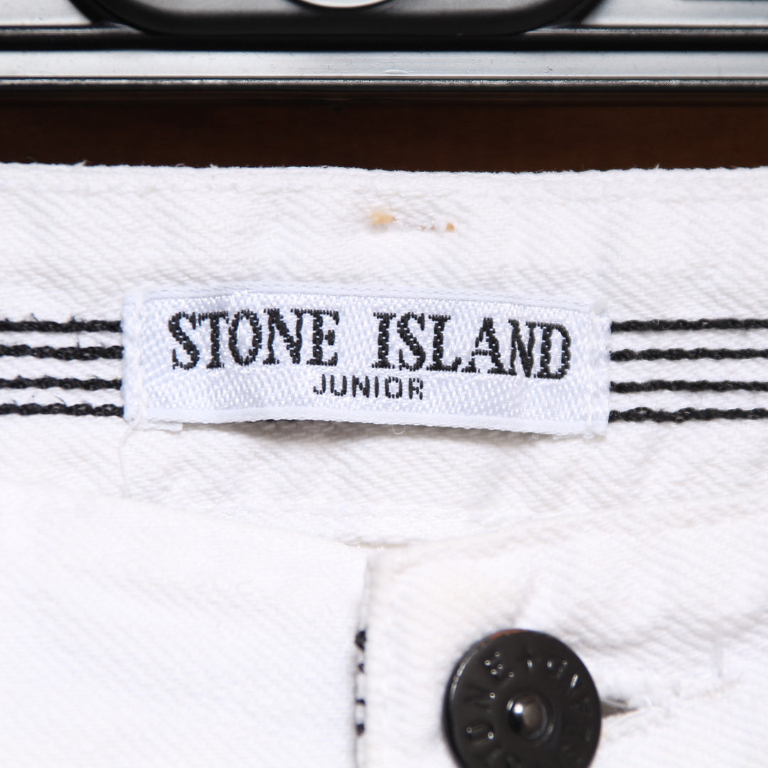 Stone Island Junior Pantalone Bianco 5y Bambino