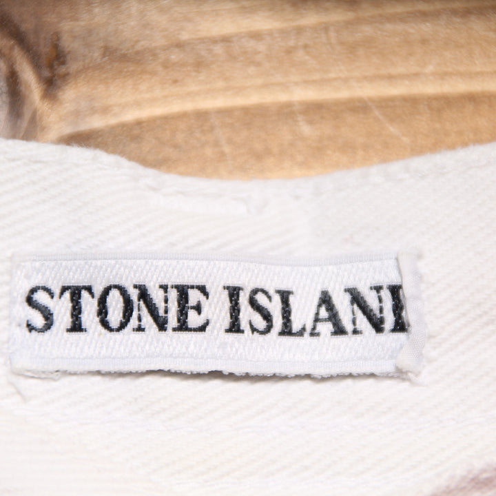 Stone Island Short Bianco Taglia 12 Donna Vita Alta
