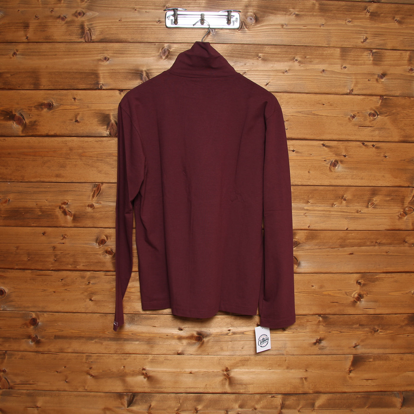 Lee Maglia a Collo Alto Bordeaux Taglia XXL Unisex Nuova Dead Stock w/Tags