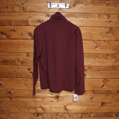 Lee Maglia a Collo Alto Bordeaux Taglia XXL Unisex Nuova Dead Stock w/Tags