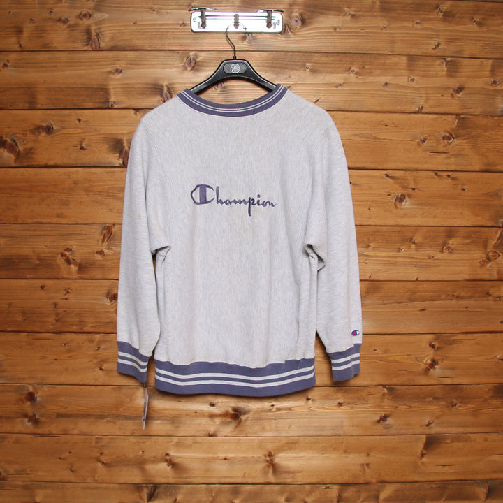 Champion Reverse Weave Felpa Vintage Grigia Taglia M Unisex Made in USA