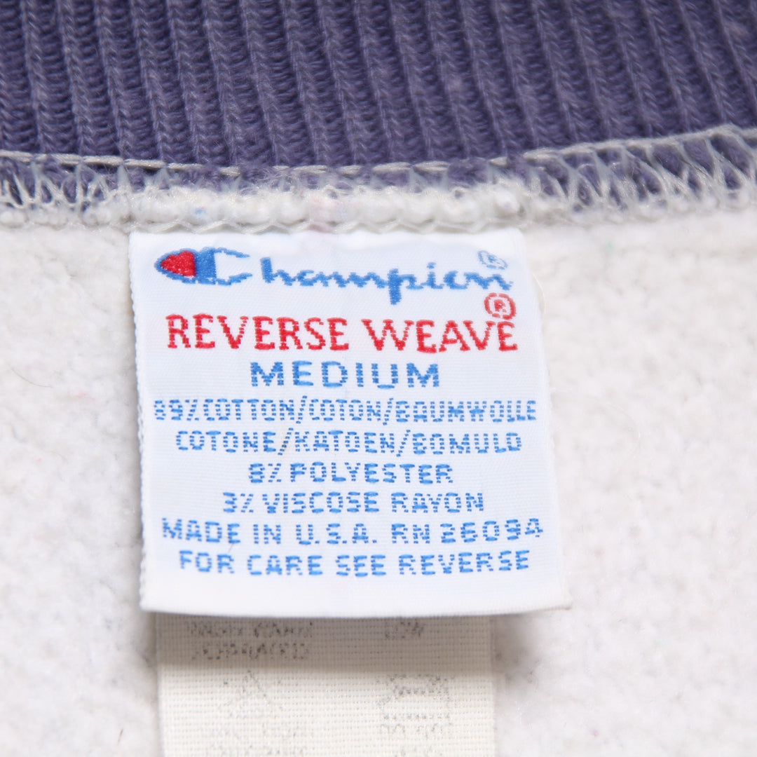 Champion Reverse Weave Felpa Vintage Grigia Taglia M Unisex Made in USA