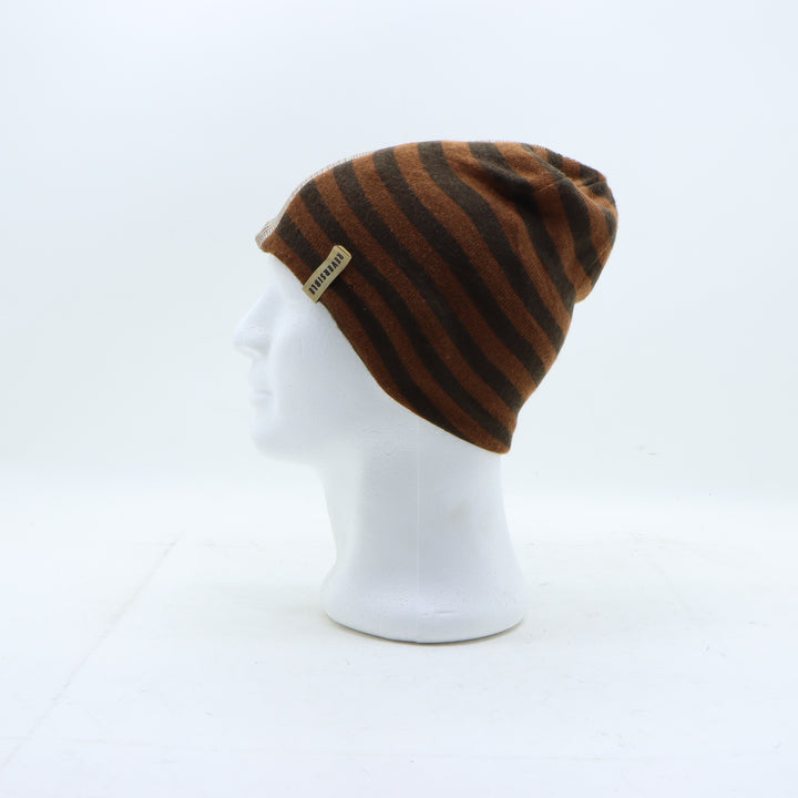 Block Headwear Berretto Marrone Unisex Deadstock w/Tags