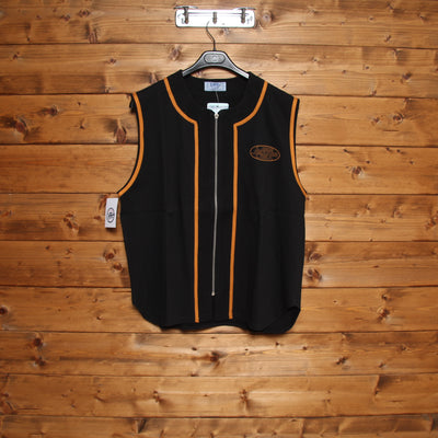 Lee Gilet Nero Taglia M Uomo Nuova Dead Stock w/Tags