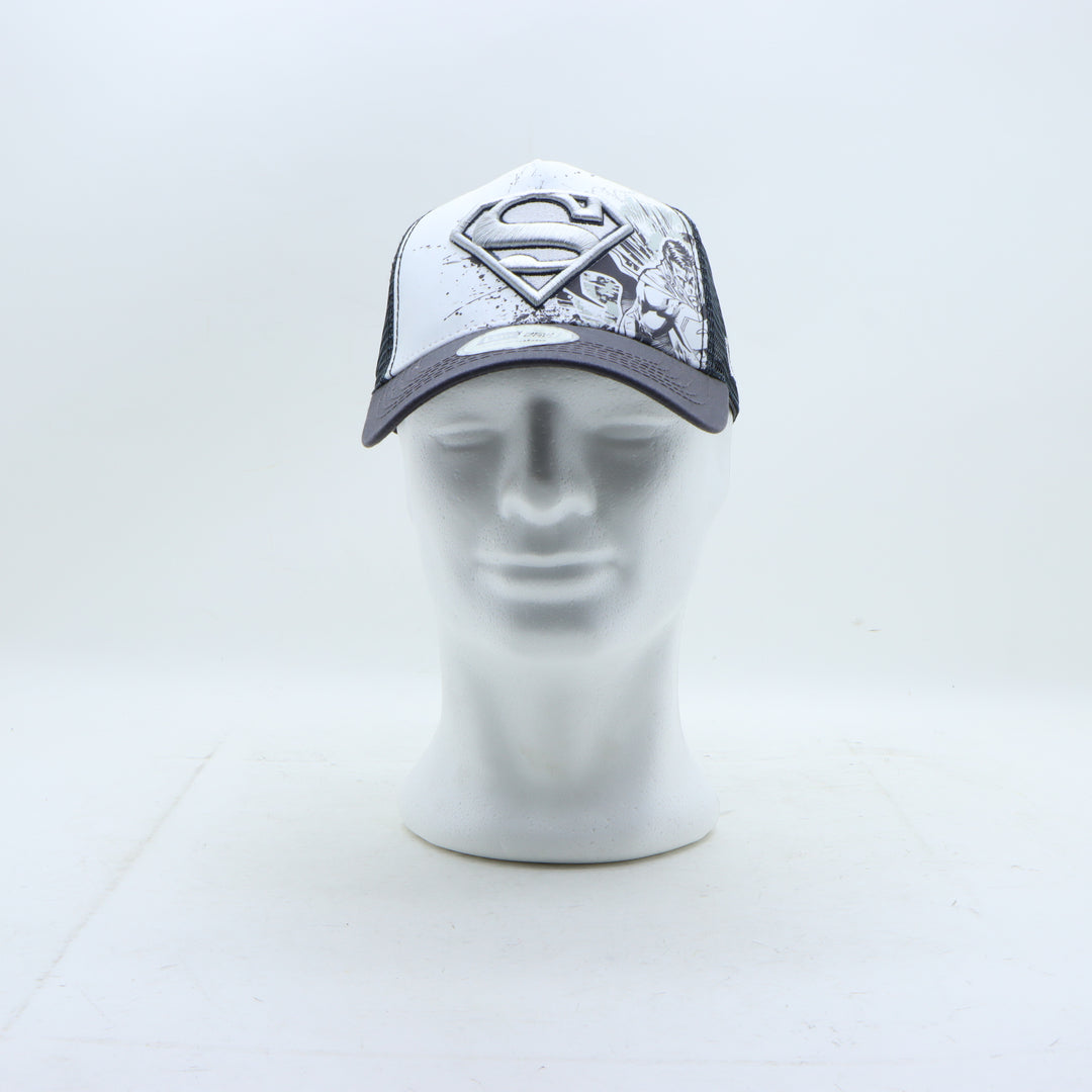 New Era Superman Cappello Bianco e Grigio Unisex