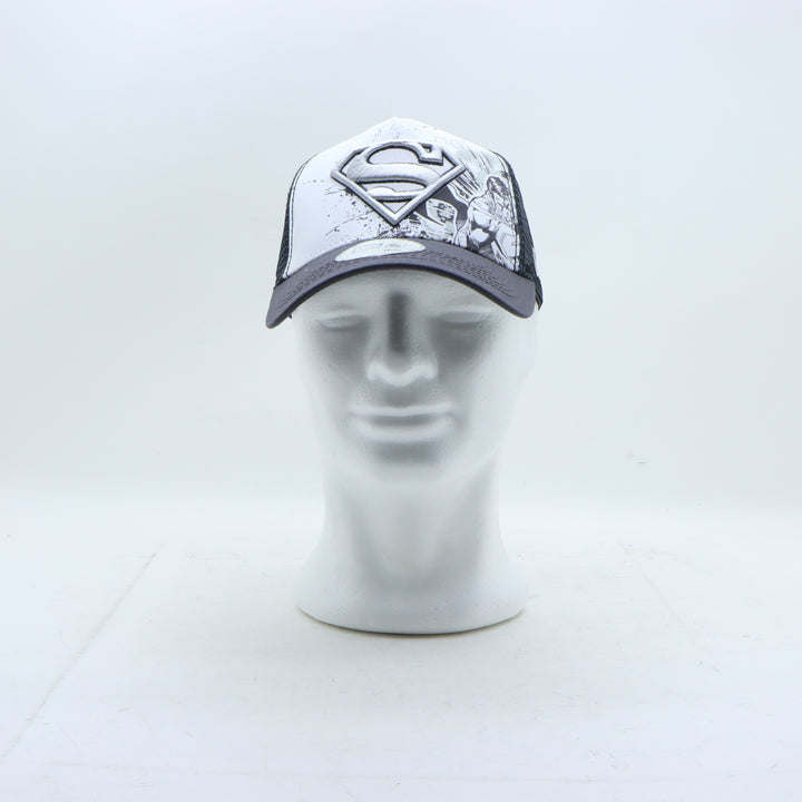 New Era Superman Cappello Bianco e Grigio Unisex