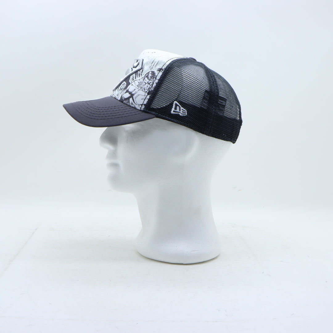 New Era Superman Cappello Bianco e Grigio Unisex