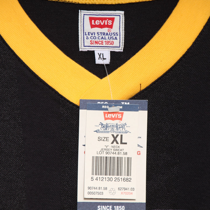 Levi's Felpa Nero Taglia XL Unisex Nuova Dead Stock w/Tags