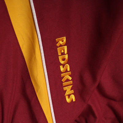 NFL Team Apparel Washington Redskins Giacca Vintage Bordeaux e Giallo Taglia XL Uomo
