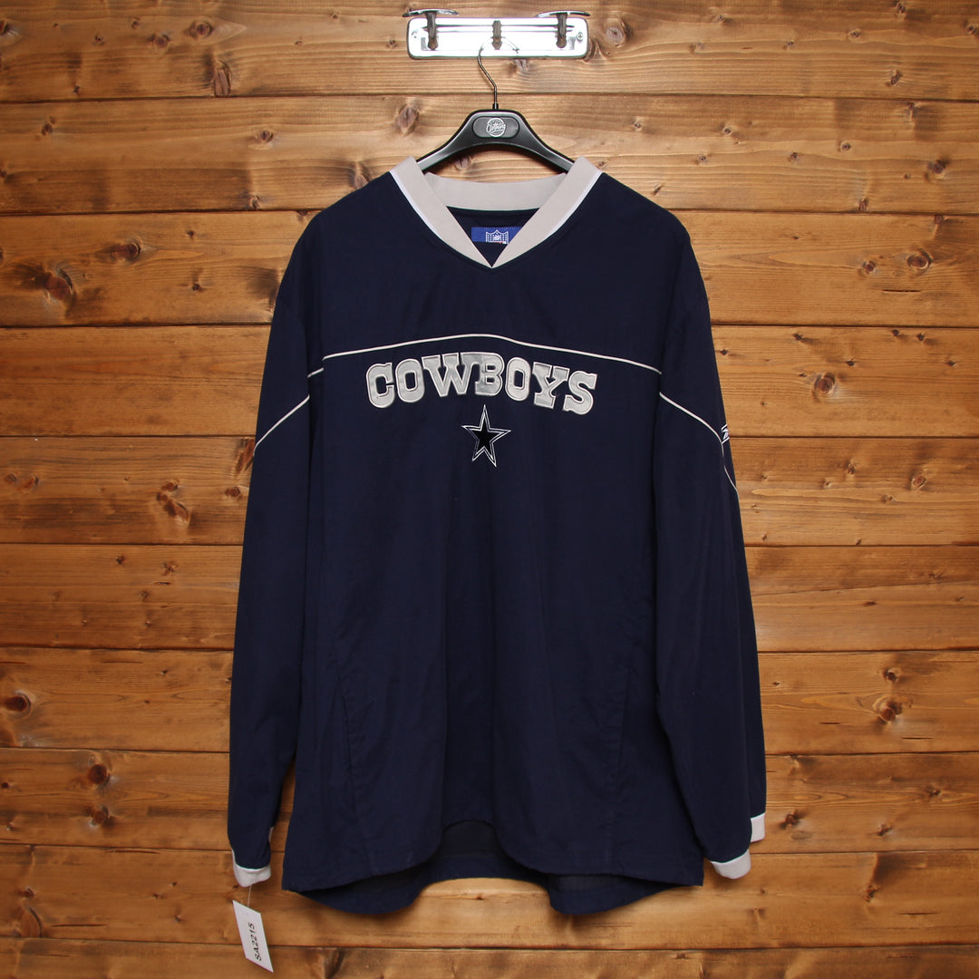 Reebok NFL Dalla Cowboys Giacca Vintage Blu Taglia 2XL Uomo