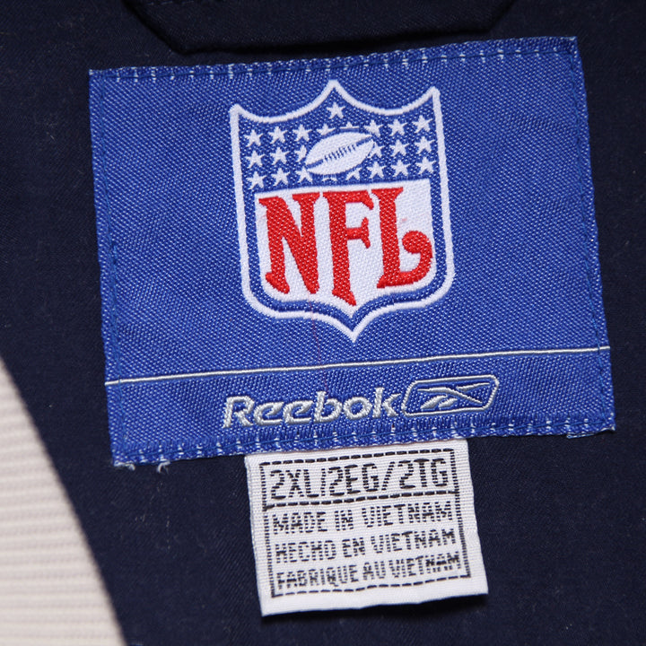 Reebok NFL Dalla Cowboys Giacca Vintage Blu Taglia 2XL Uomo