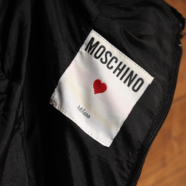 Abito Elasticizzato Moschino Nero Tg.46