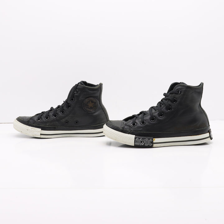 Converse All Star AC-DC Alte Nere Eur 36 Unisex Rare