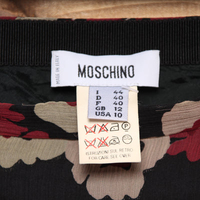 Gonna Moschino Svasato Nero Vintage Tg.44