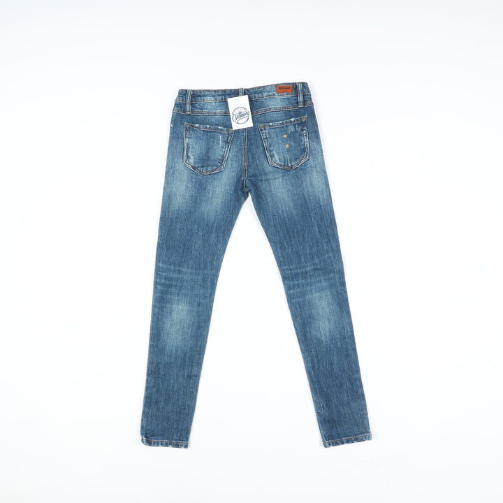Blauer Skinny Jeans Denim W28 Donna