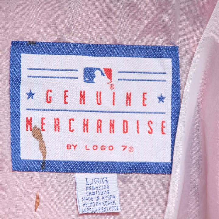 Genuine Merchandise MLB Giacca Vintage Blu Taglia L Uomo Made in Korea