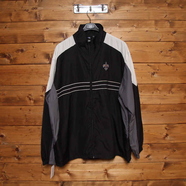 Reebok NFL New Orleans Saints Giacca Nero Taglia XXL Uomo