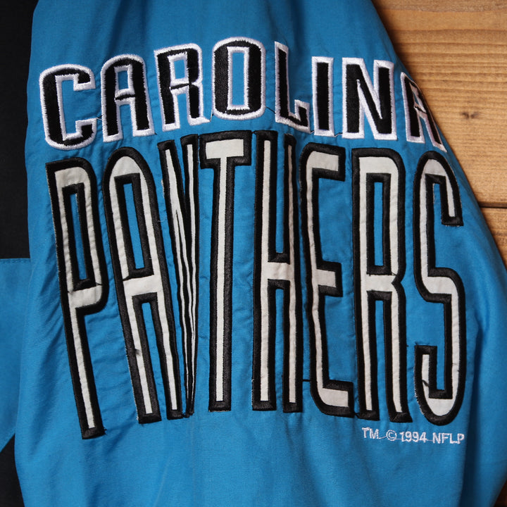Pro Line NFL Carolina Panthers Giacca Blu e Nero Taglia L Uomo Made in Korea