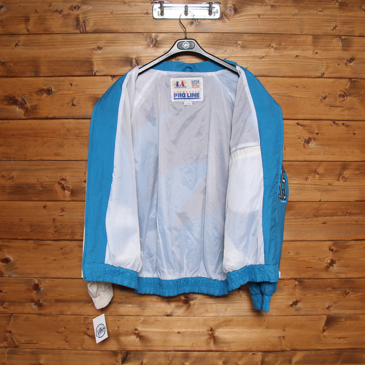 Pro Line NFL Carolina Panthers Giacca Blu e Nero Taglia L Uomo Made in Korea