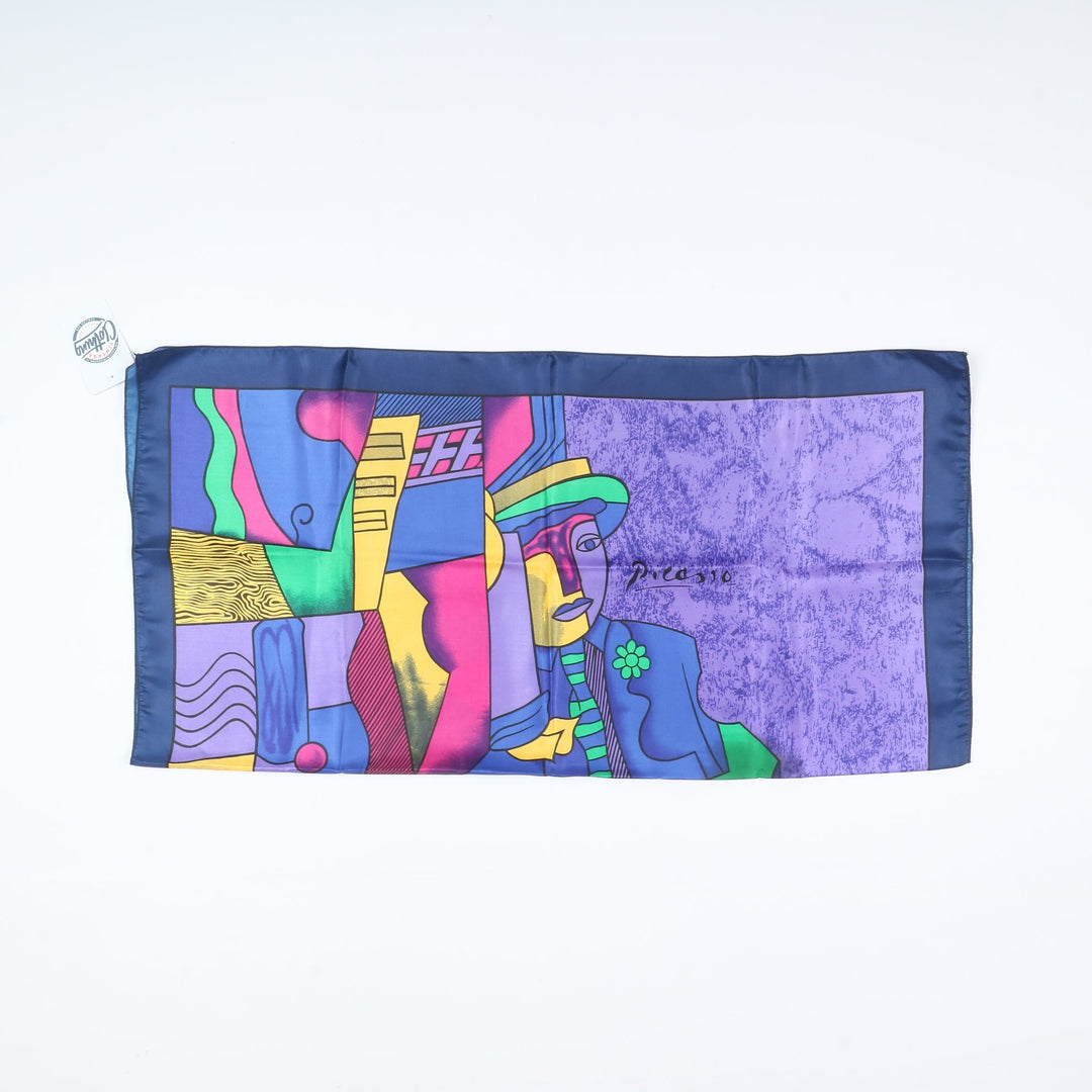 Foulard Vintage Blu Picasso da Donna