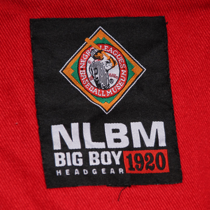 NLBM Big Boy 1920 Baseball College Vintage Rosso Taglia XL Uomo Made in Korea