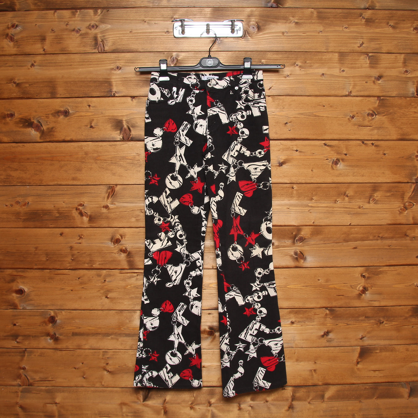 Pantalone Moschino Jeans Bootcut Nero
