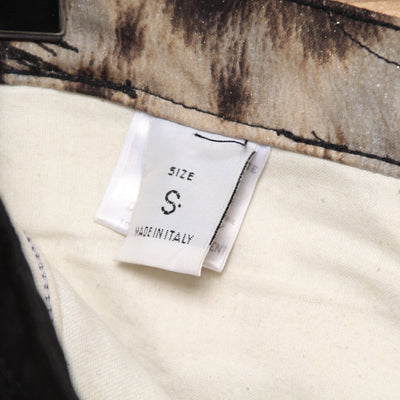 Roberto Cavalli Jeans Taglia S Nero con Fantasia Donna Vita Media