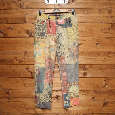 Roberto Cavalli Jeans Taglia S Multicolore Donna Vita Alta