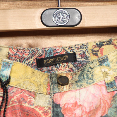 Roberto Cavalli Jeans Taglia S Multicolore Donna Vita Alta