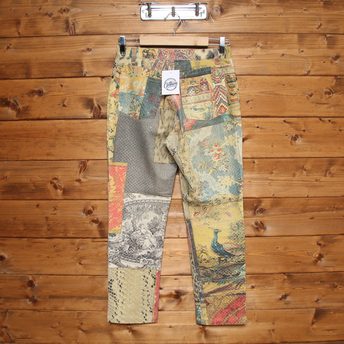 Roberto Cavalli Jeans Taglia S Multicolore Donna Vita Alta