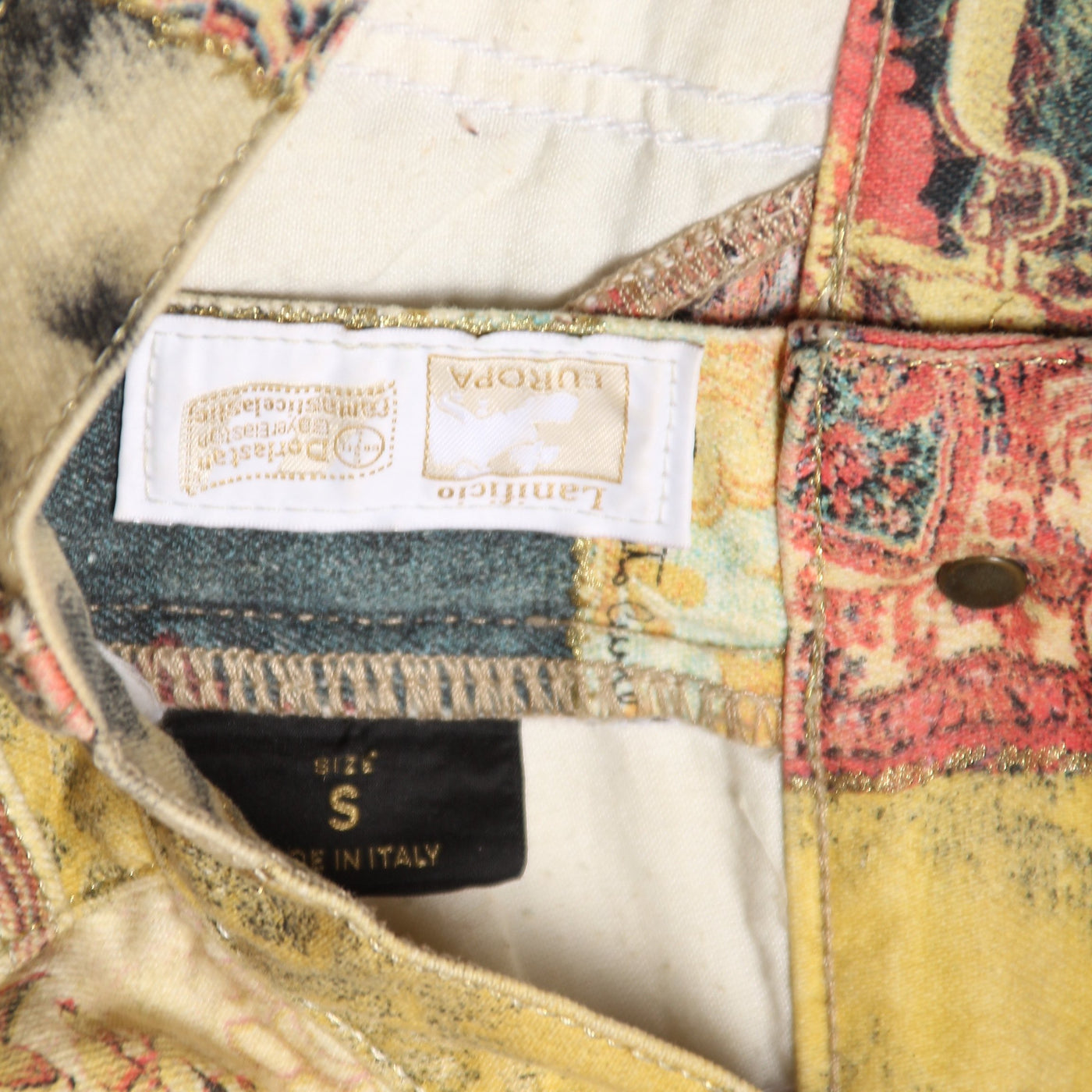 Roberto Cavalli Jeans Taglia S Multicolore Donna Vita Alta