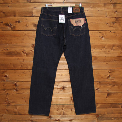 Edwin 105SX 5054 W34 Denim Unisex Vita Alta Dead Stock w/Tags