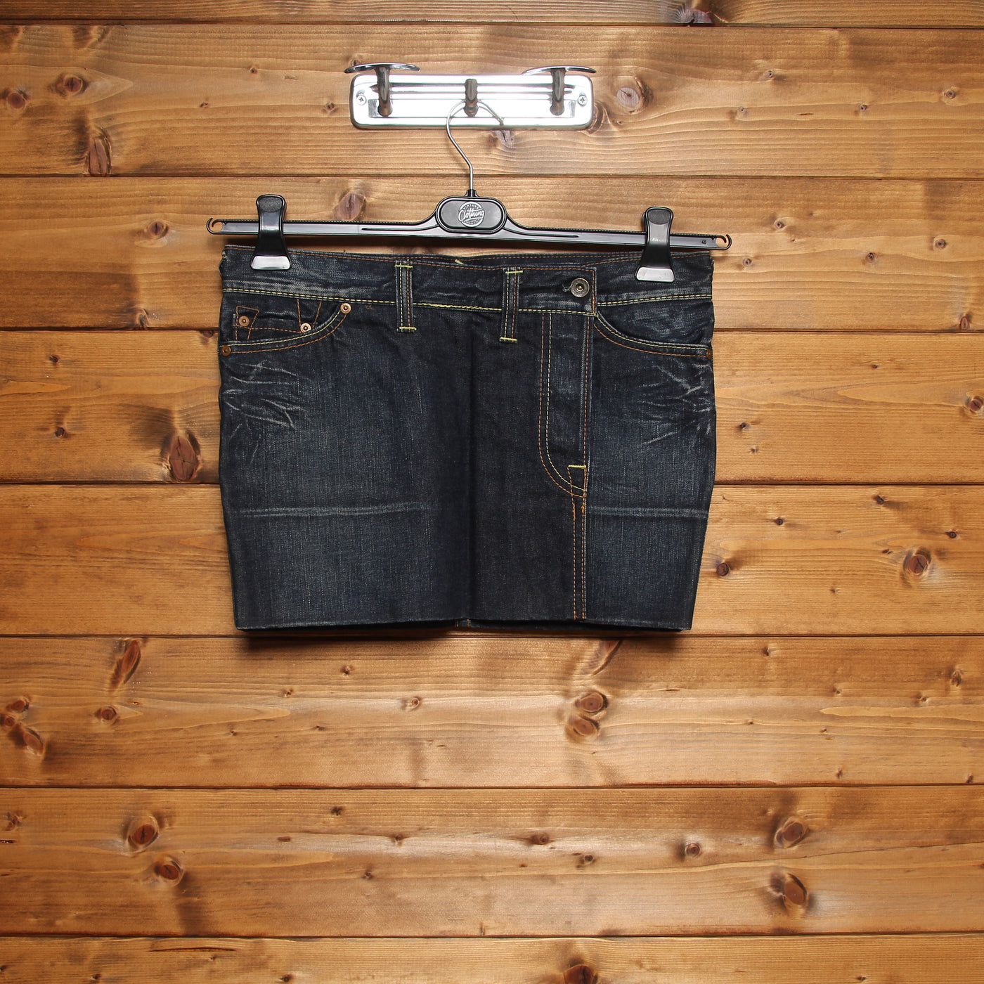 Evisu Gonna di Jeans Vintage Denim Taglia W28 Donna Deadstock