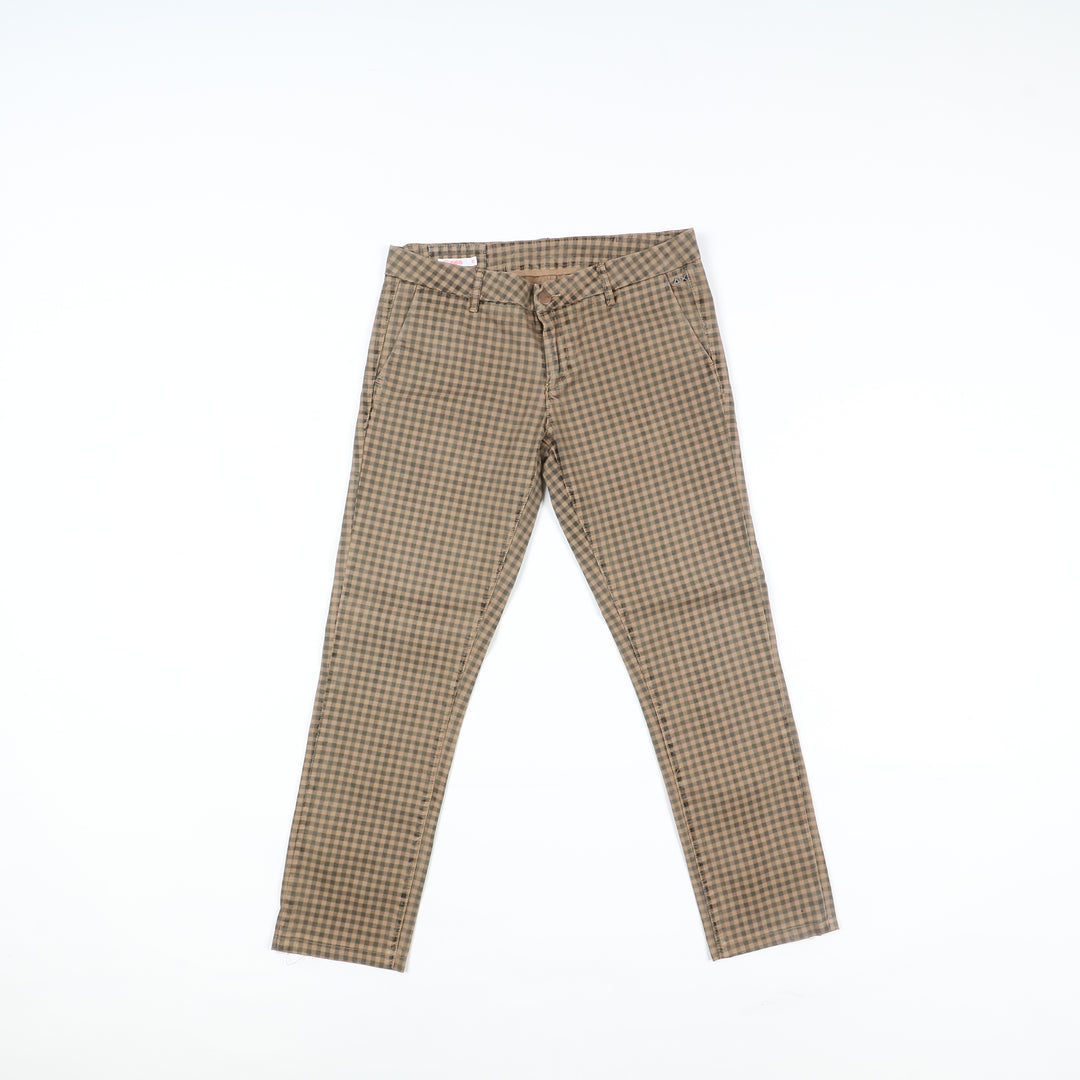 Sun68 Chino Pant Jeans W29 Marrone Donna