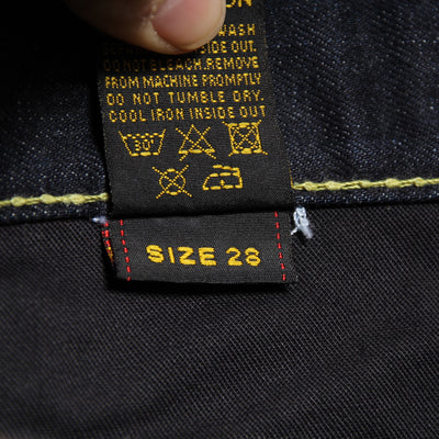 Evisu Gonna di Jeans Vintage Denim Taglia W28 Donna Deadstock