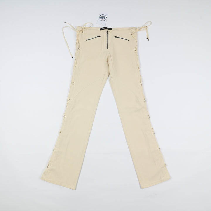 Versace Jeans Couture Bootcut W29 Beige Donna