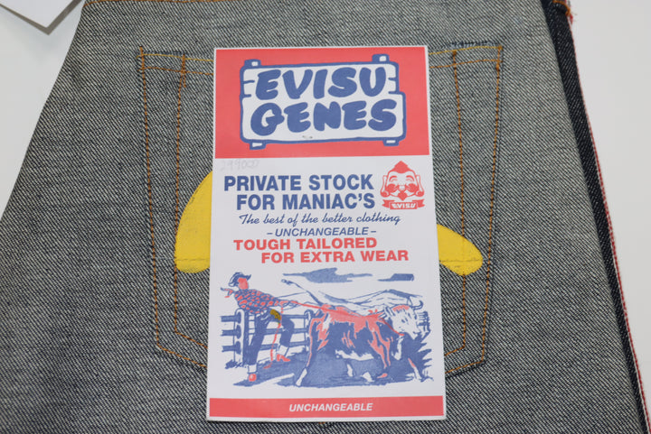 Evisu 450x39 Jeans Selvedge Vintage W30 Denim Unisex Vita Alta Dead Stock* w/Tags
