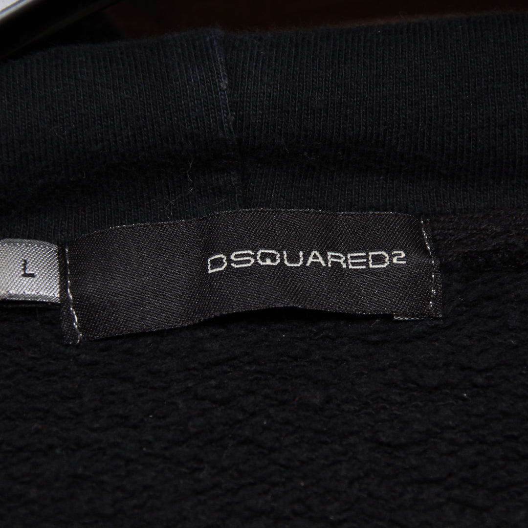 Dsquared2 Felpa Nera Taglia L Donna